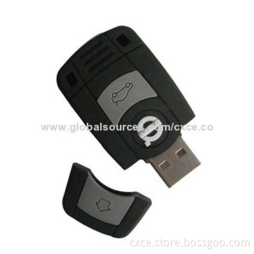 Custom USB Flash Disk with 256MB to 16GB Capacity, Car-key Style